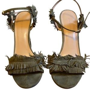 Green Strappy Stiletto